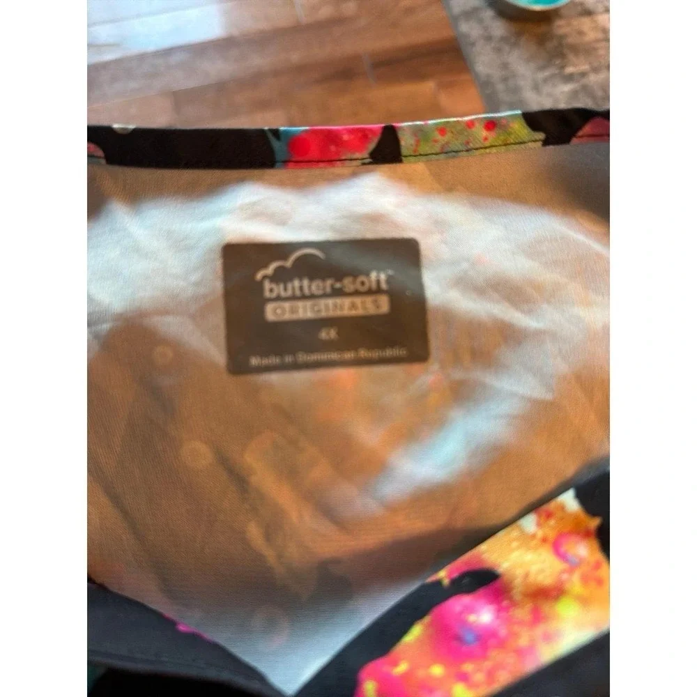 Butter Soft Originals Seahorse Scrubs Top 4X